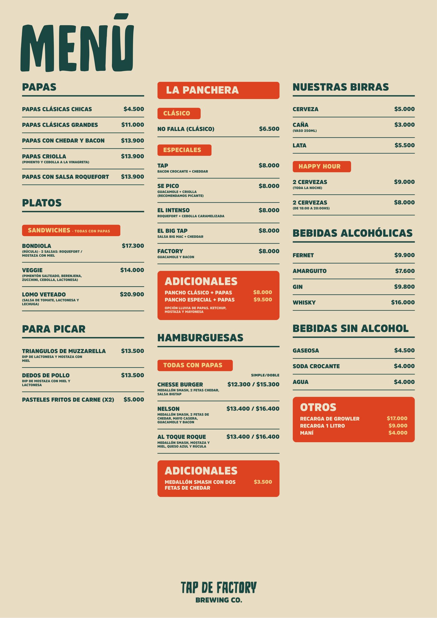Carta Tap de Factory